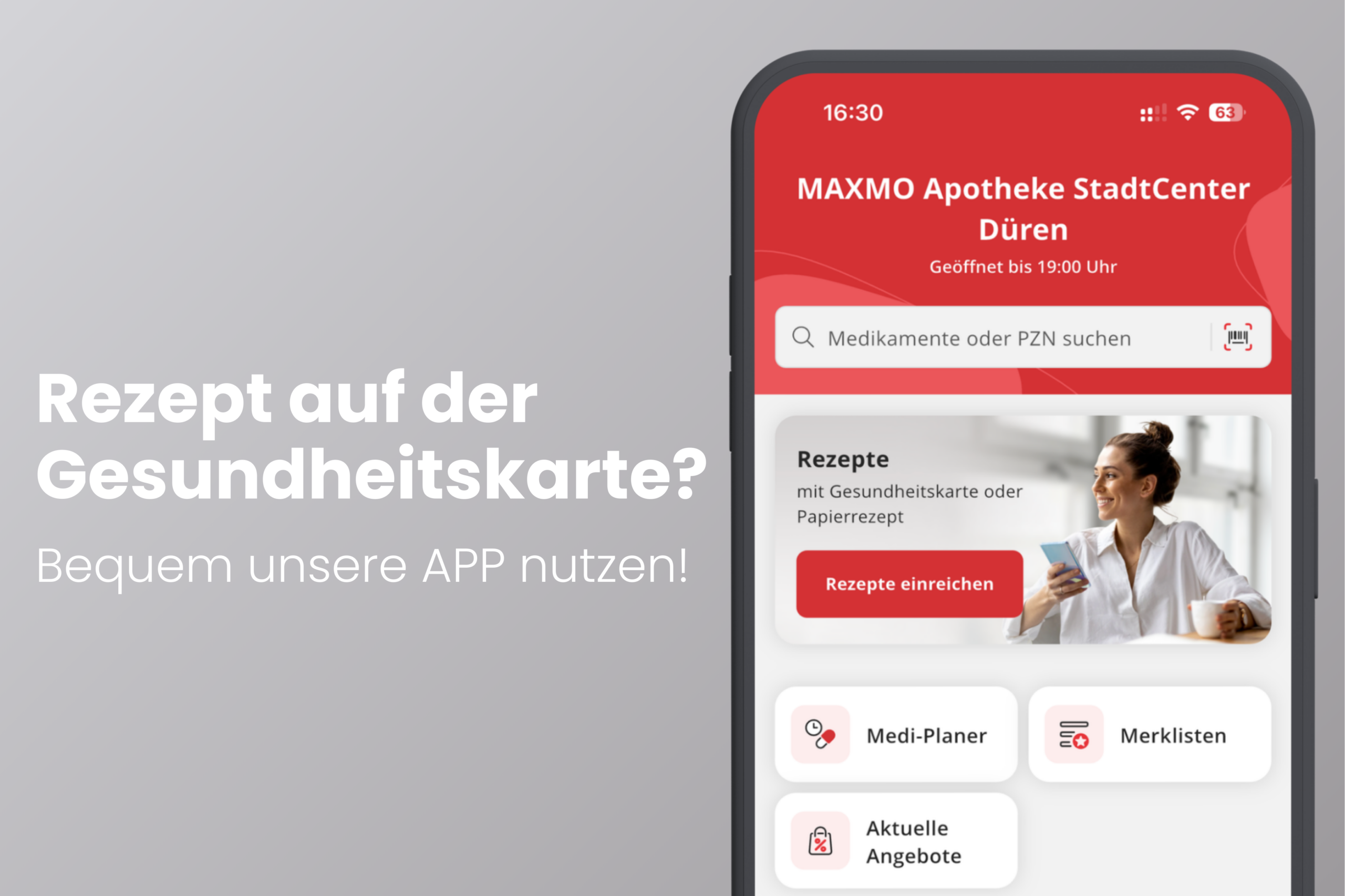 MAXMO Apotheke E-Rezept